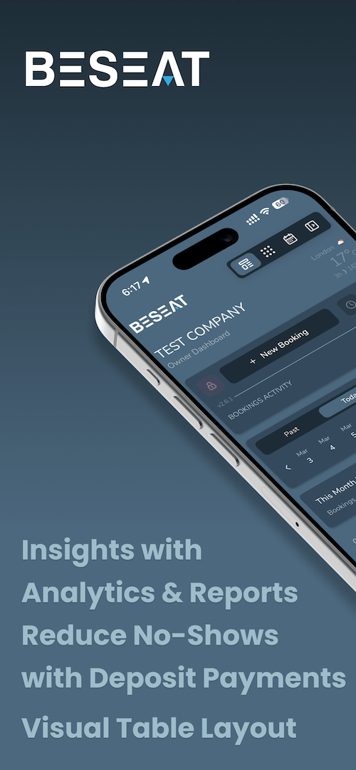 BeSeat App - Booking management